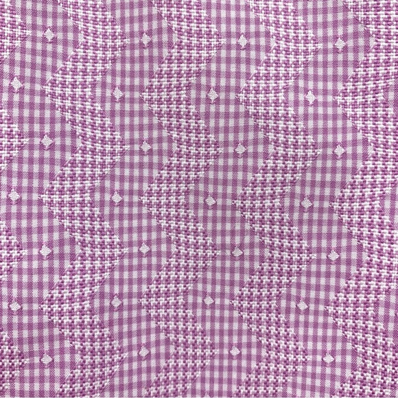 Robert Graham Boys Small 8 Button Down Dress Shirt Light Purple Gingham Check‎ - Picture 9 of 13